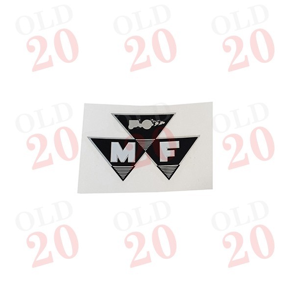 Small Massey Ferguson Triple Triangle Decal