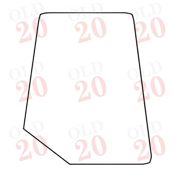 Ford Q-Cab and Super Q-Cab Upper Door Glass